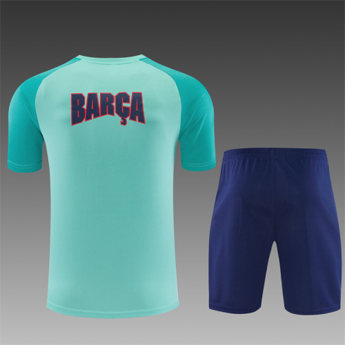 26/27 Barcelona Short sleeve Adult training suit blue