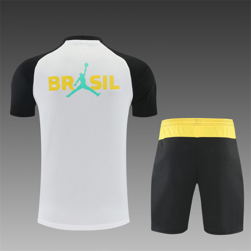 26/27 Brazil Short sleeve Adult training suit white