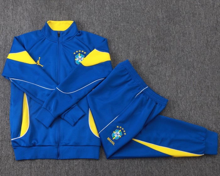 26/27 Brazil Jordan Adult suit jacket blue