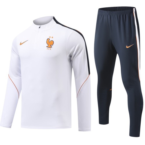 26/27France kids training suit white