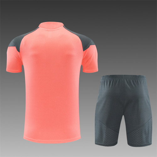 26/27 Real Madrid Short sleeve Adult training suit red