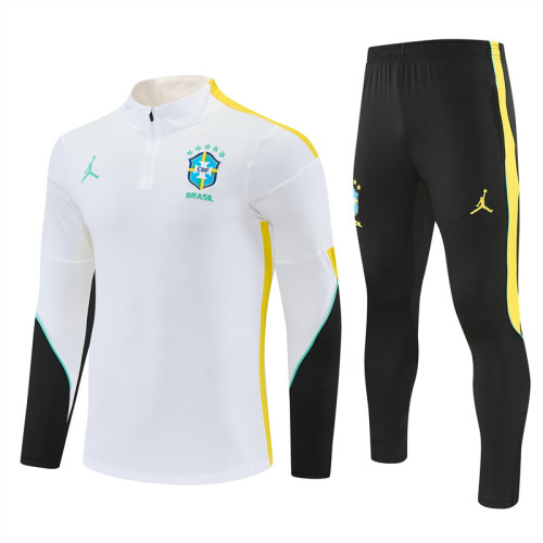 26/27 Brazil Jordan Kids training suit white