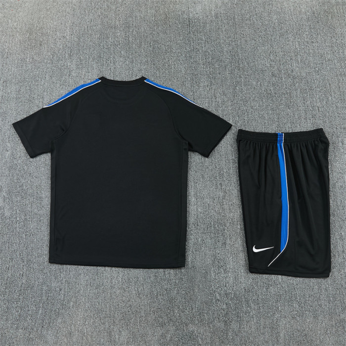 26/27 Atletico Madrid short -sleeved training suit black
