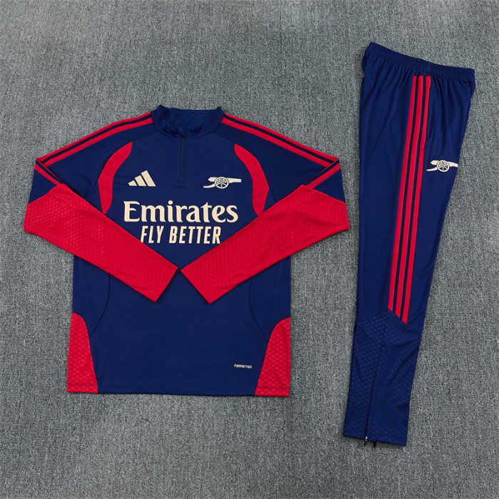 26/27 Arsenal training Adult suit Royal Blue red
