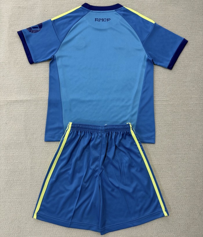 26/27 Real Madrid goalkeeper kids kit blue