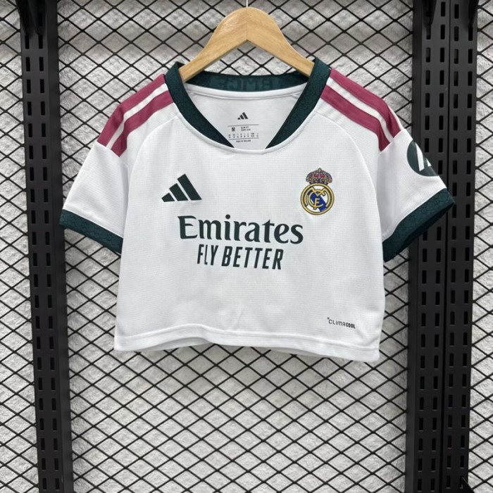 26/27 Real Madrid home women's short football Jersey