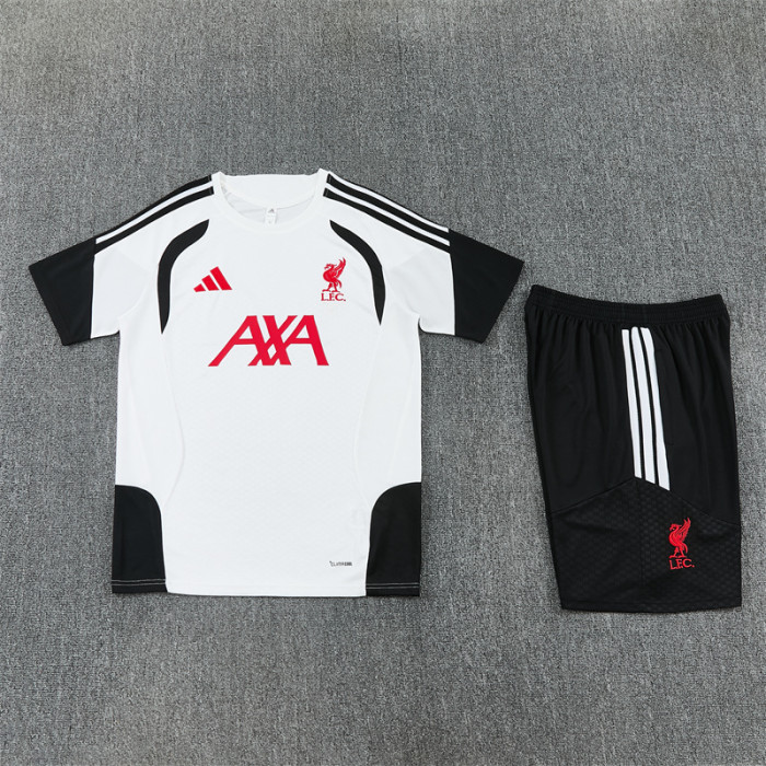 26/27 Liverpool Short sleeve training suit white