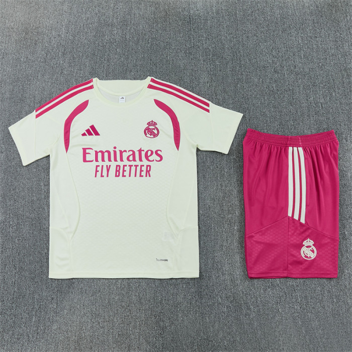 26/27 Real Madrid Short sleeve Adult training suit