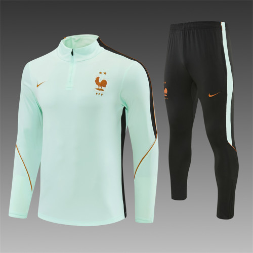 26/27 France training Adult suit light green