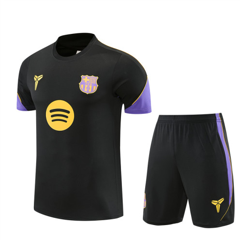 26/27 Barcelona kids Short sleeve training suit black