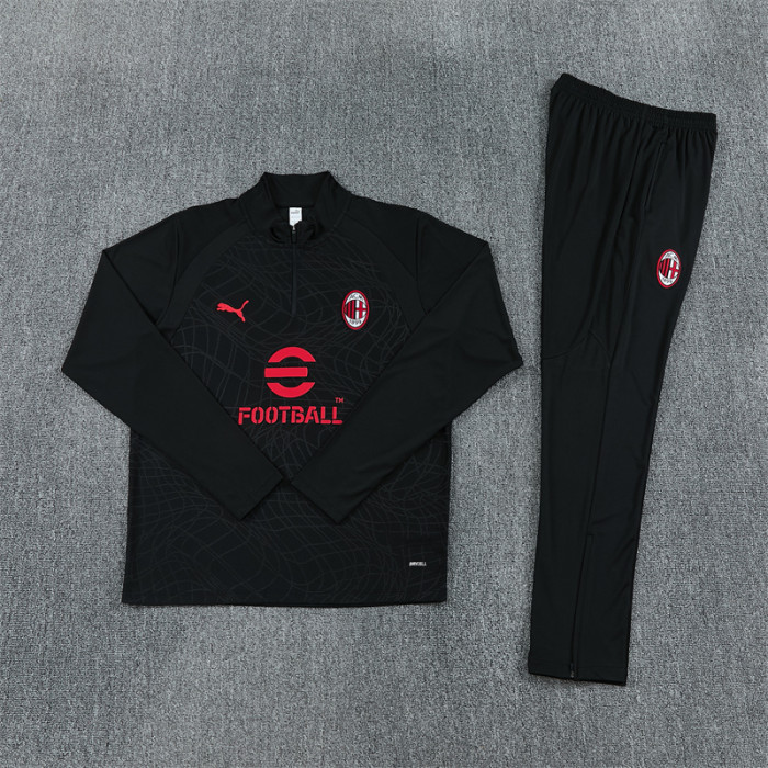 26/27 AC Milan kids training suit black