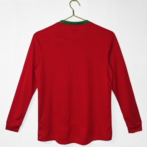 Retro Portugal 2012 home football Jersey Long sleeves