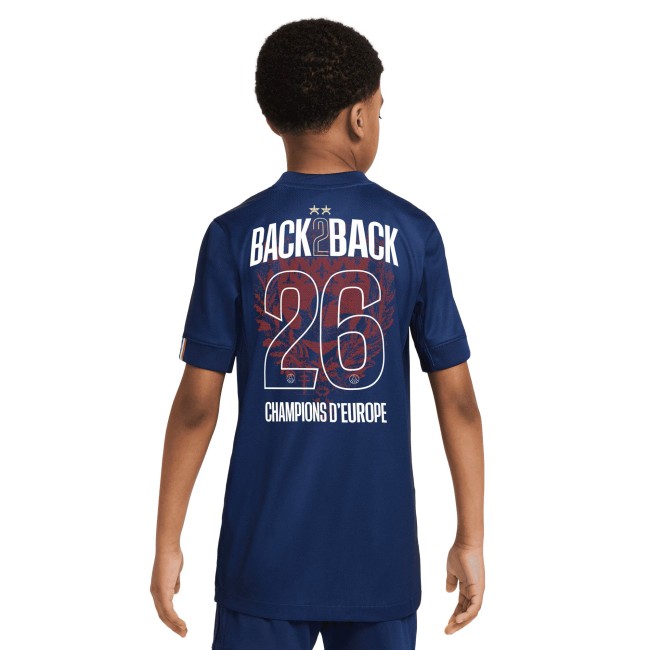 25/26 PSG Paris home Champions kids kit