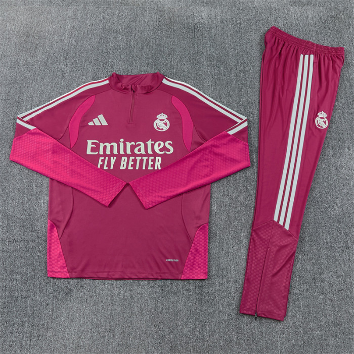 26/27 Real Madrid Kids training suit maroon