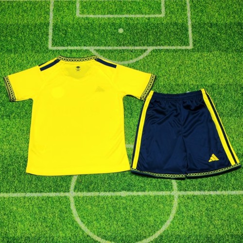 26/27Al Nassr home kids kit