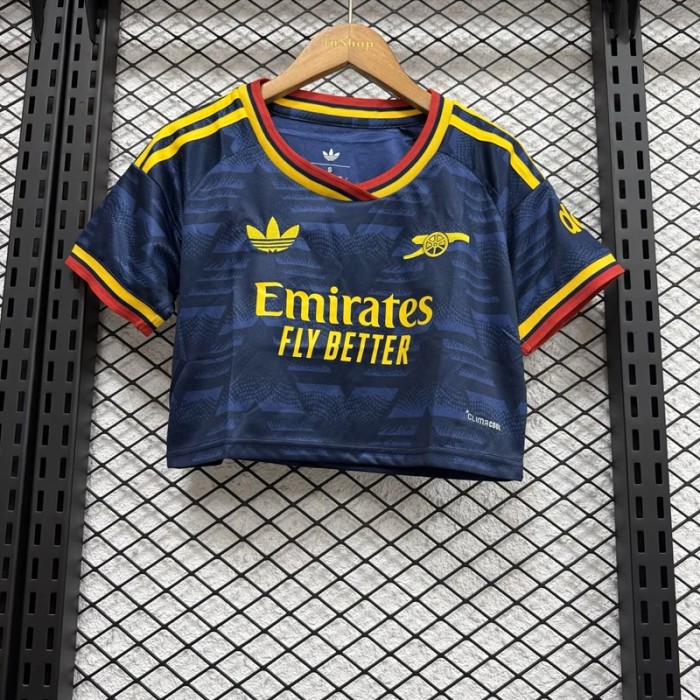 26/27 Arsenal Away women's short football Jersey
