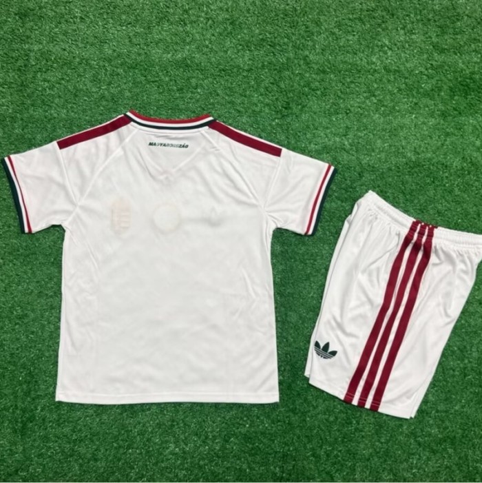 26/27 Hungary Away kids kit football Jersey
