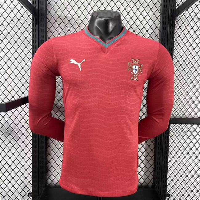 26/27 Portugal home Player Version football Jersey long sleeves