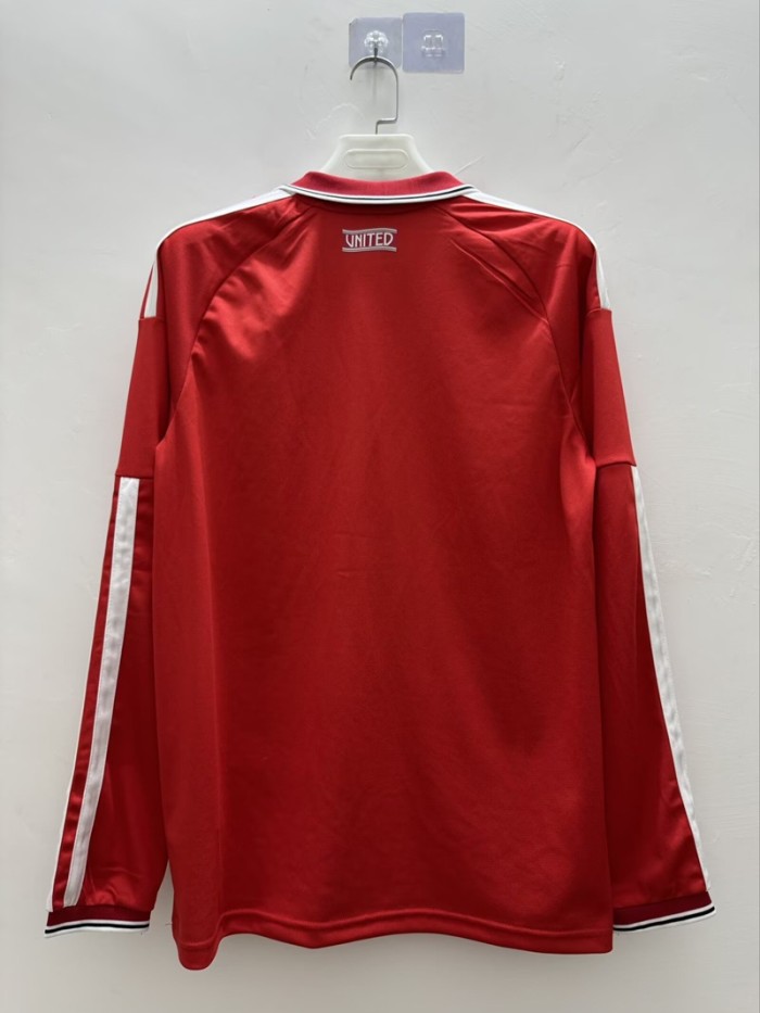 26/27 Manchester United home football jersey long sleeves