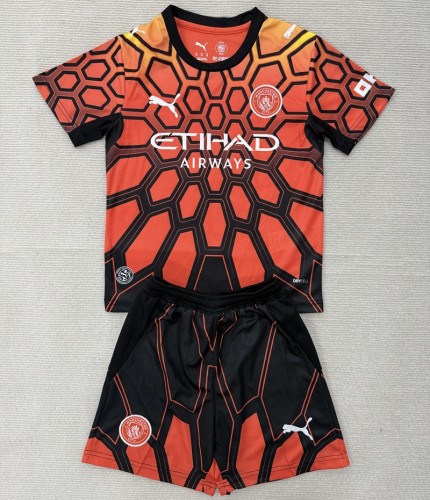 26/27 Manchester City goalkeeper kids kit orange