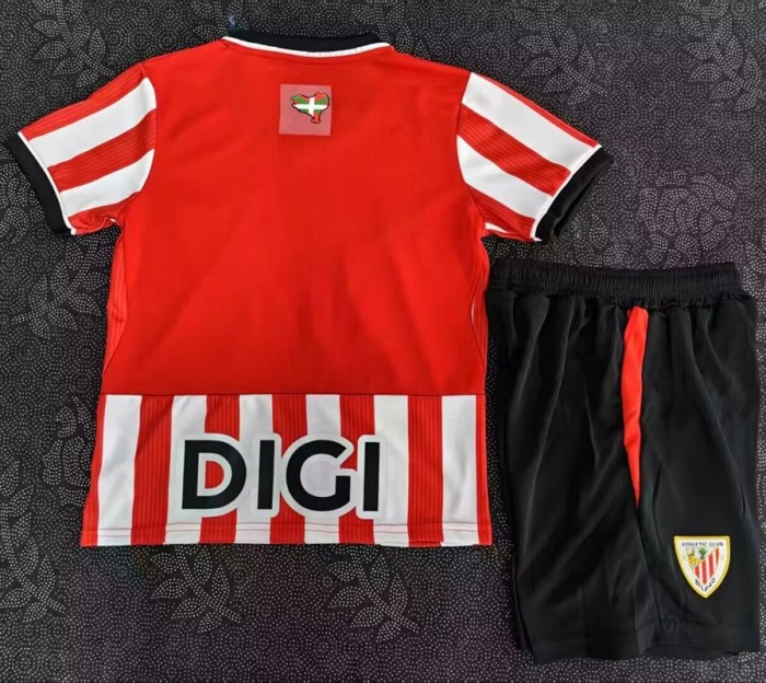 26/27 Athletic Bilbao home kids kit