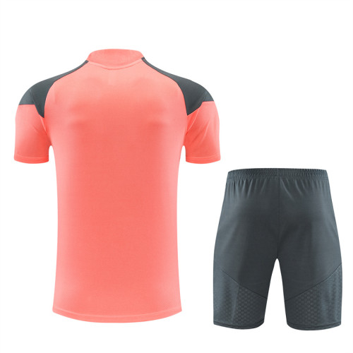 26/27 Real Madrid kids Short sleeve training suit red