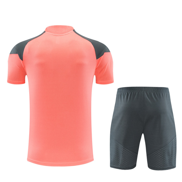 26/27 Real Madrid kids Short sleeve training suit red