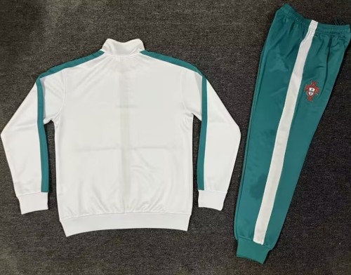 2627 Portugal training Adult suit jacket white