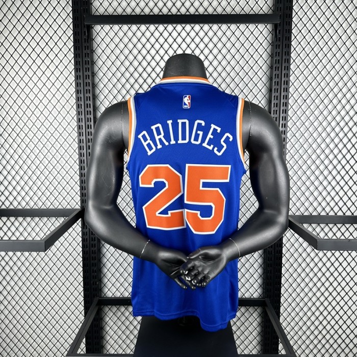 NBA New York Knicks BRIDGES #25 Basketball Jersey
