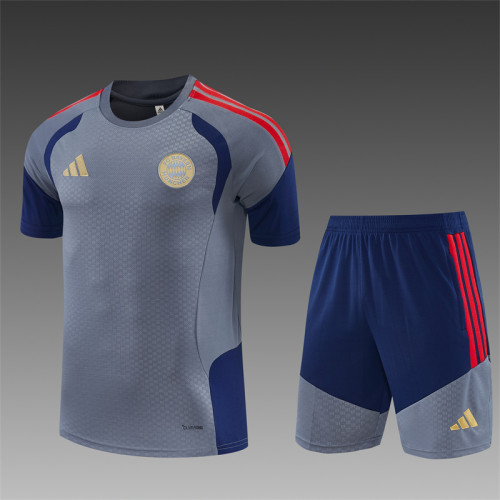 26/27 Bayern Munich Short sleeve training suit grey