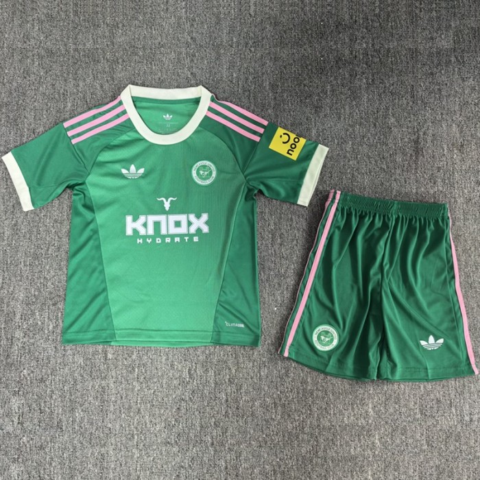 26/27 Newcastle United goalkeeper kids kit green