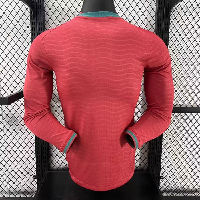 26/27 Portugal home Player Version football Jersey long sleeves