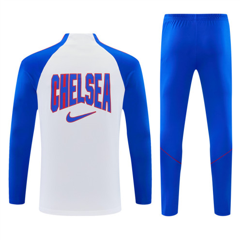 26/27 Chelsea kids training suit blue white