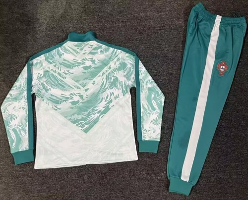 2627 Portugal training Adult suit jacket green