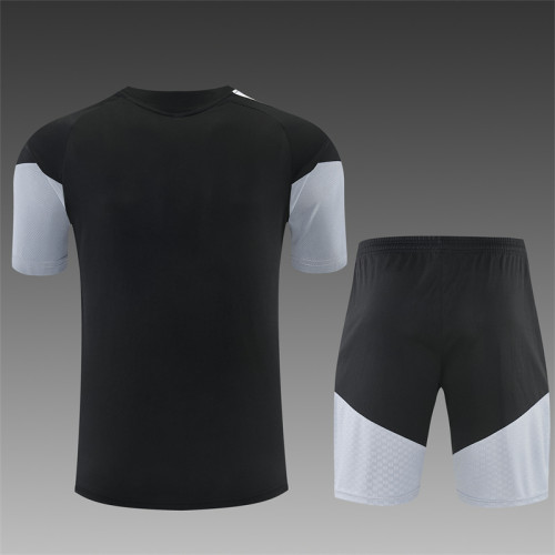 26/27 Spain short -sleeved training suit black