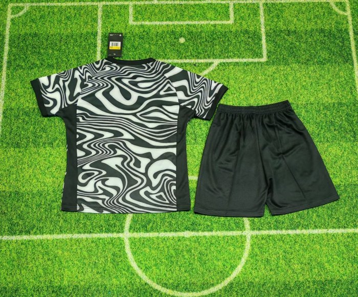 26/27 Brazil goalkeeper kids kit black