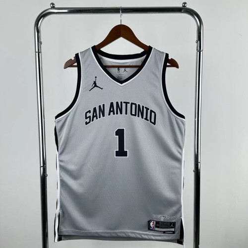 NBA San Antonio Spurs WEMBANYAMA #1 Basketball Jersey