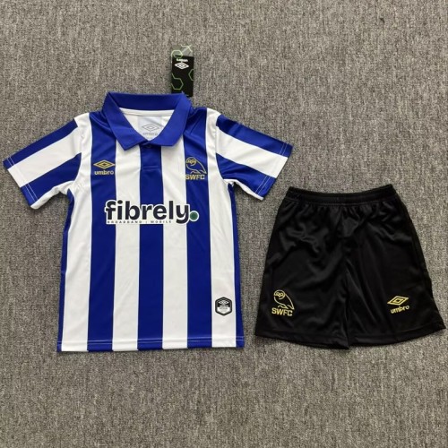 26/27 Sheffield Wednesday home kids kit