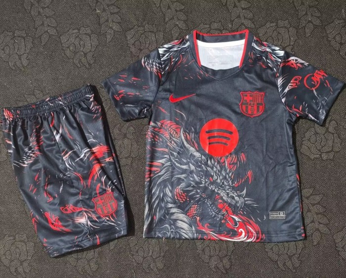 26/27 Barcelona kids kit Black Dragon Special Edition