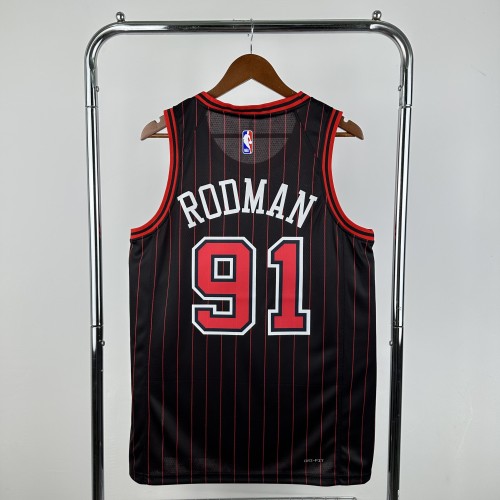 NBA Chicago Bulls #91 RODMAN Basketball Jersey