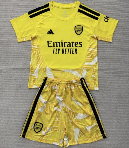 26/27 Arsenal goalkeeper Kids kit yellow