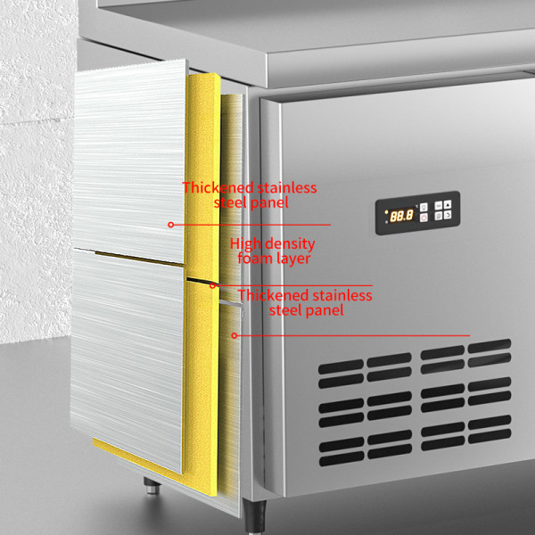 Undercounter freezer for commercial kitchen