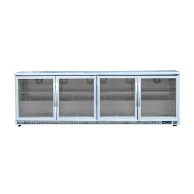 Commercial fruit display refrigerator