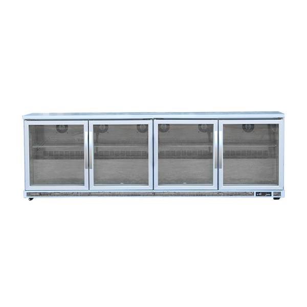 Yipomson 2 door glass worktop cooler for business