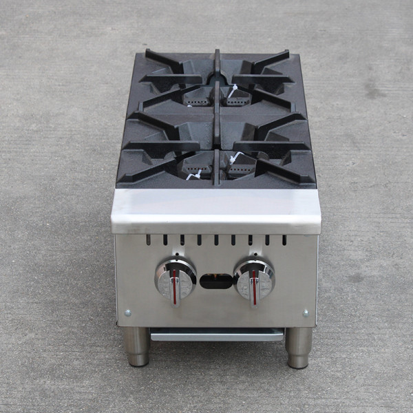 Commercial 2-Burner Countertop Claypot Stove
