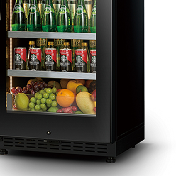 Commercial beverage display fridge 338L