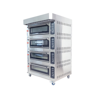4 Deck 8 Trays Deck Oven Baking Machine
