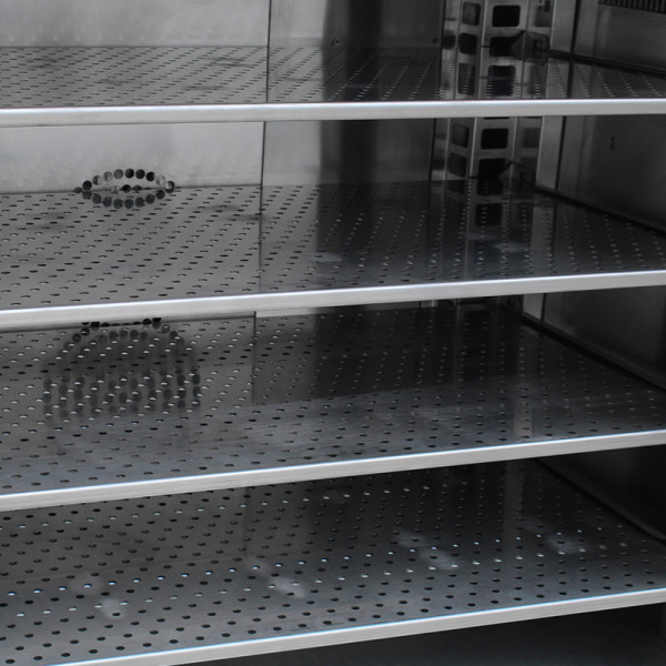 Mechanical control food warmer cart