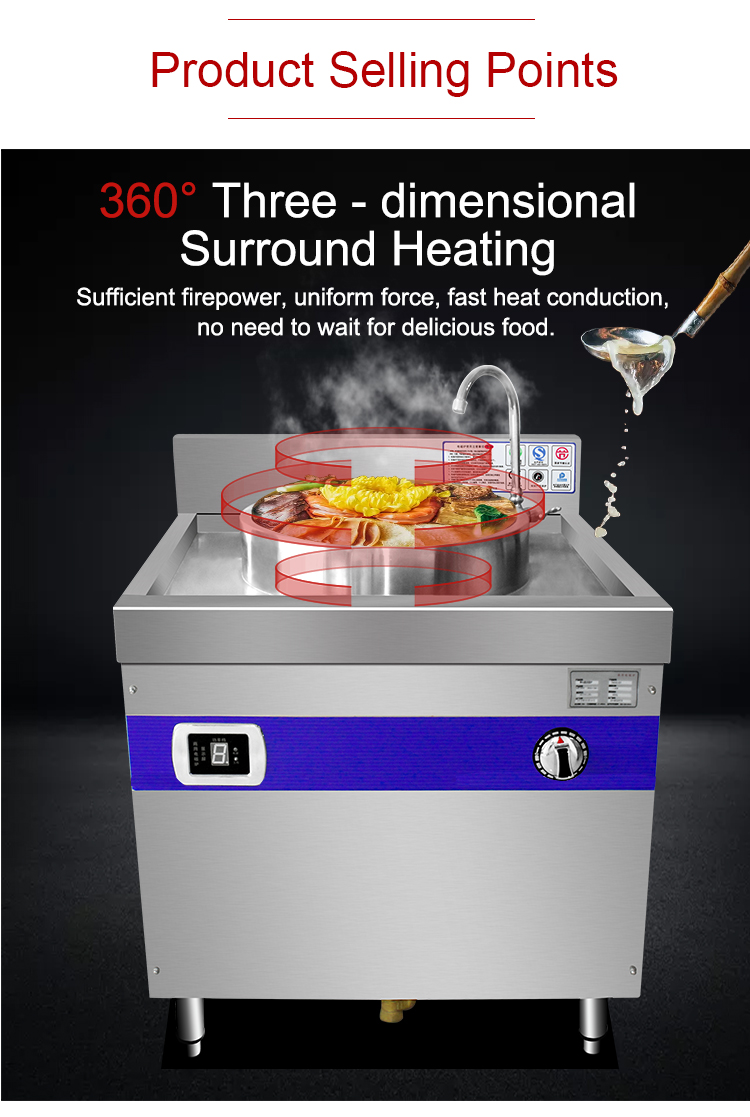 energy saving double induction stove