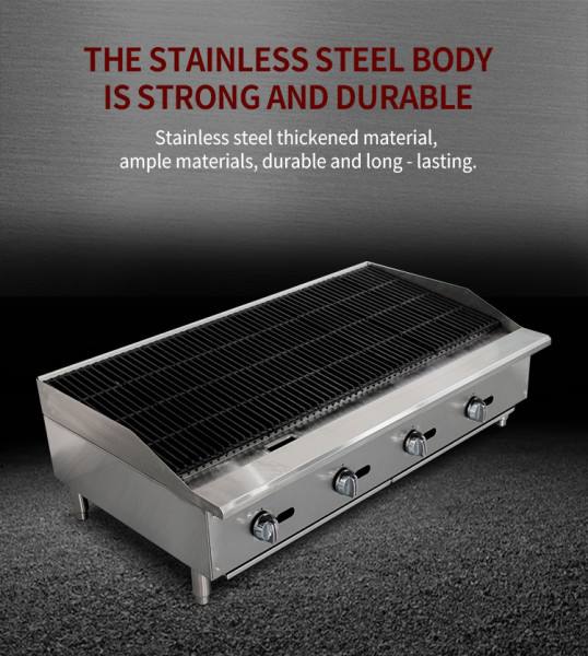 Restaurant combo cooking equipment gas powered